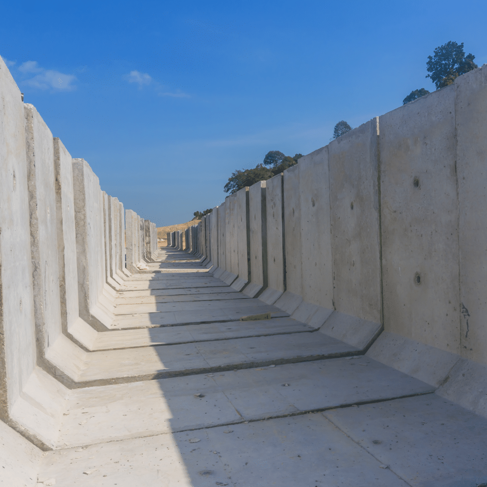 Precast concrete structures